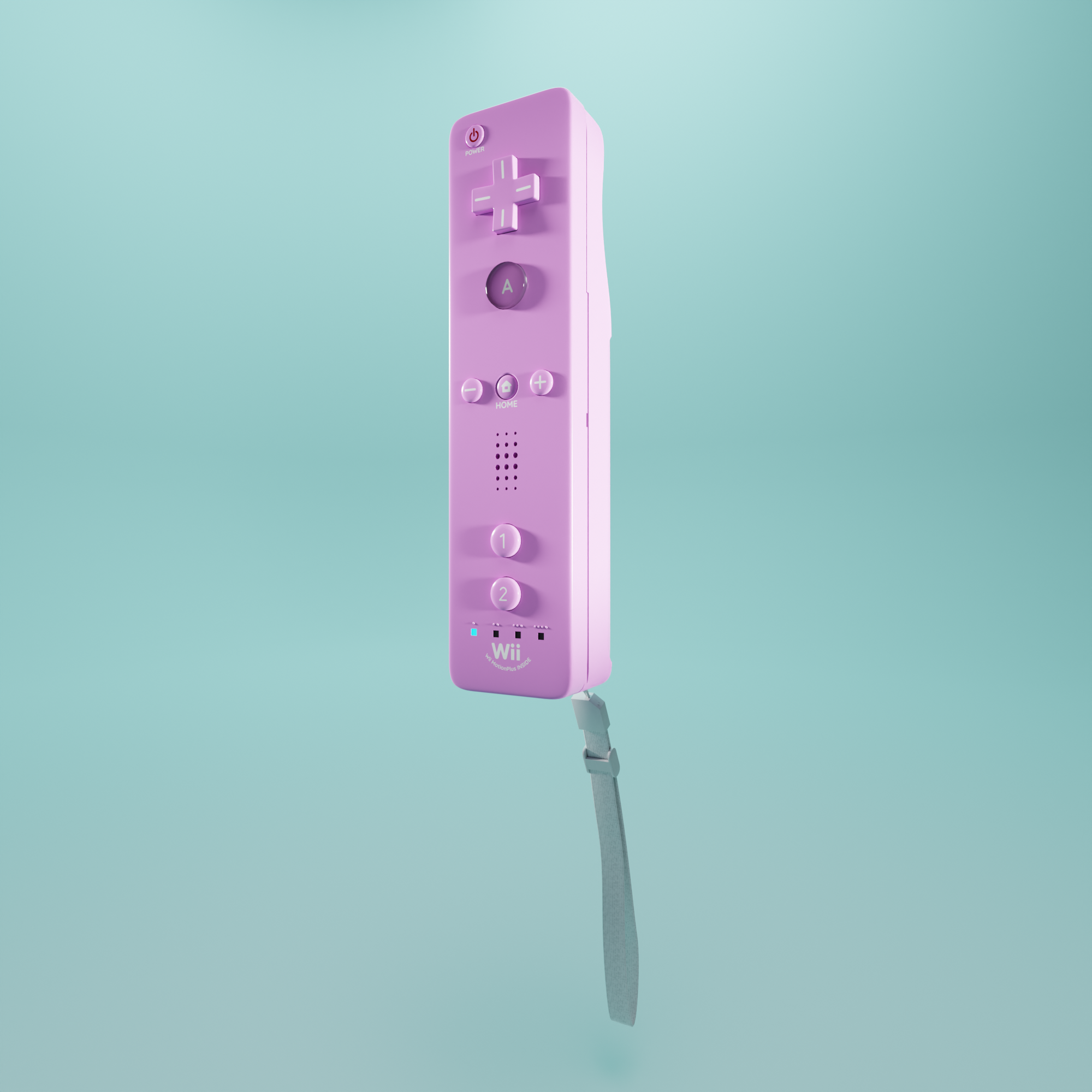 realistic wii remote floating